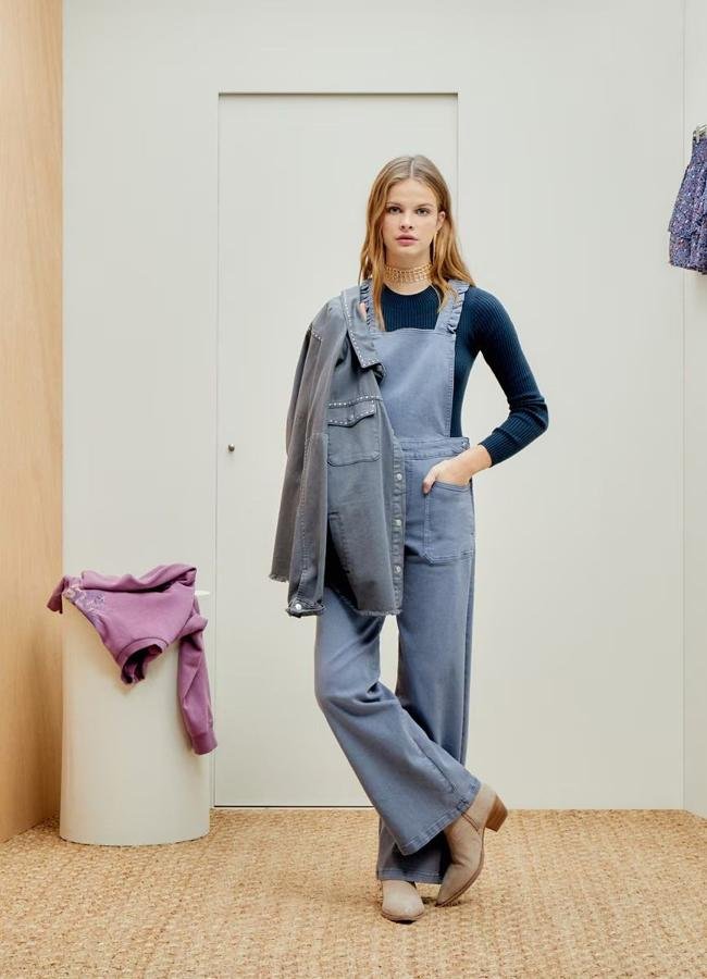 Peto largo denim