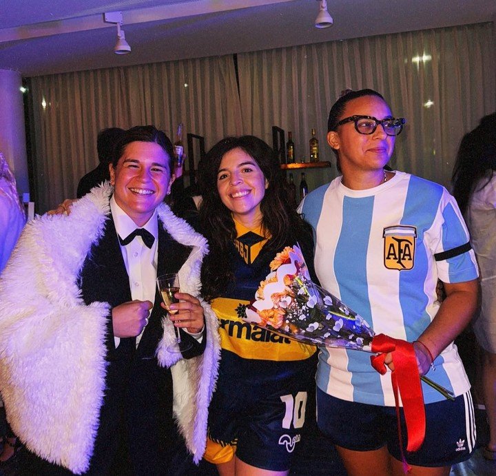 Fotos cumpleaños Dalma Diego Claudia Maradona