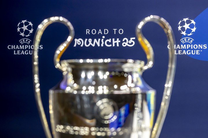 El trofeo de la Champions League. (EFE)