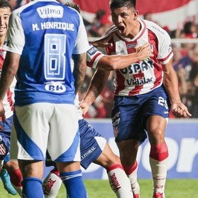Respira el Kily: en la última jugada, Unión le ganó 1 a 0 a Cruzeiro por la Copa Sudamericana