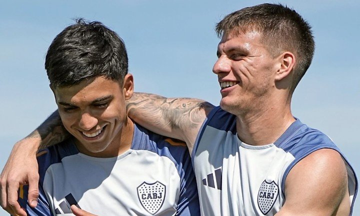 Una de las dudas: Zeballos o Zenón. (Prensa Boca)
