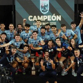 Ciudad venció a CEF N° 5 y festejó el tricampeonato de la Liga de Vóleibol Argentina