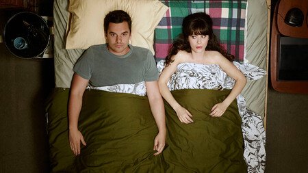 New Girl Nick And Jessica Lying On Bed Wp1o3mzl8fdv7xh7