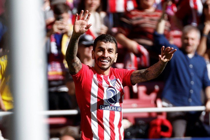 El delantero del Atlético habló sobre los rumores que lo vinculan con River (EFE).