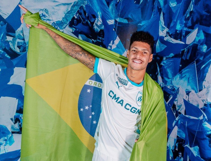 Luis Henrique, figura del Marsella. Prensa Olympique Marsella.