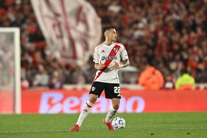 Kevin Castaño en el Monumental. Foto: prensa River.