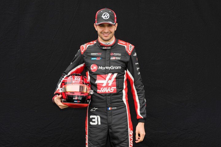 Esteban Ocon, piloto de Haas. (AP)