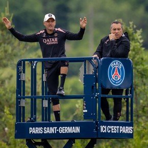Luis Enrique y una inusual práctica en PSG antes de las finales de Copa de Francia y Champions