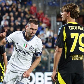 Con gol de Joaquín Correa, Inter le gana al Como, pero no le alcanza para ser campeón