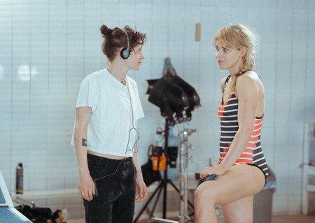 Kristen Stewart en el rodaje de The Cronology Of Water