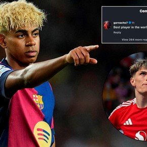 "El mejor jugador del mundo": el categórico elogio de Garnacho a Lamine Yamal