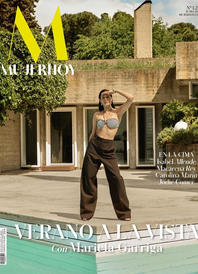 La portada del mes de junio de Mujerhoy, fotografiada en la Casa Carvajal de Madrid.