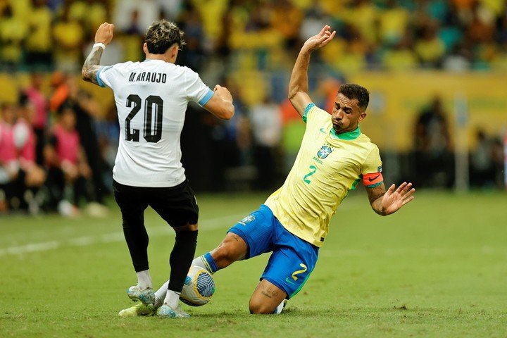 Danilo en las Eliminatorias Sudamericanas. EFE