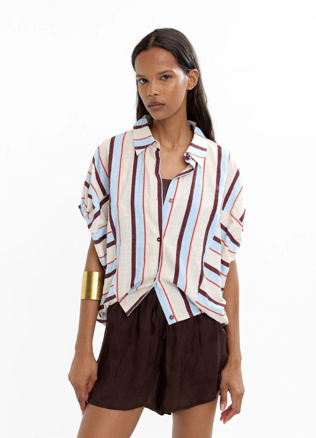 Camisa de algodón a rayas Parfois.