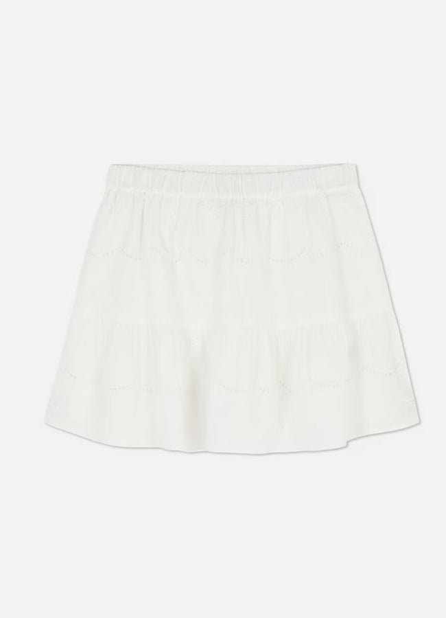 Minifalda blanca Primark.