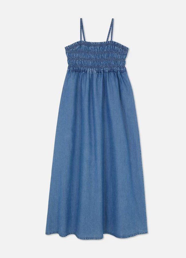 Vestido largo denim Primark.