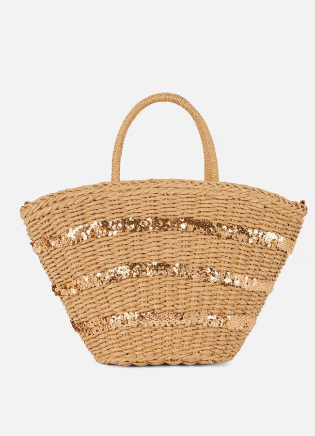 Bolso capazo lentejuelas Primark.