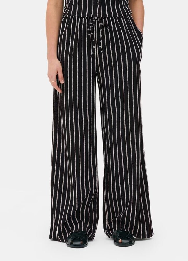 Pantalones anchos rayas Primark.