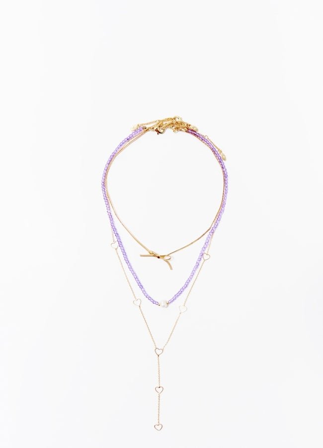 Set de tres chokers de Sfera.