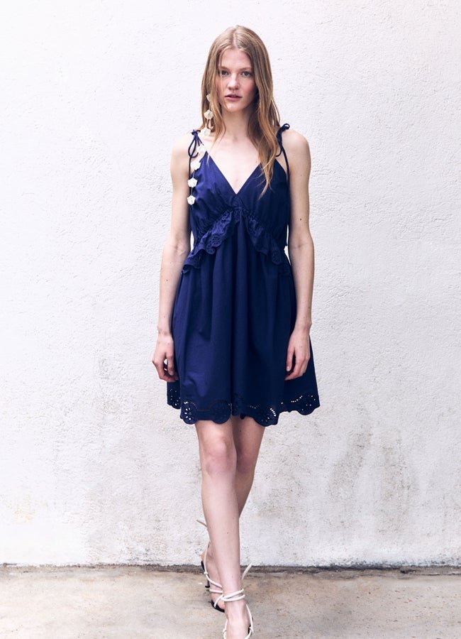 Vestido corto tirantes Sfera.