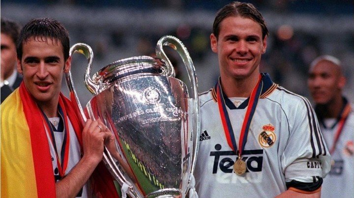 Fernando Redondo, dos veces campeón de la Champions con el Merengue y tres en su carrera.