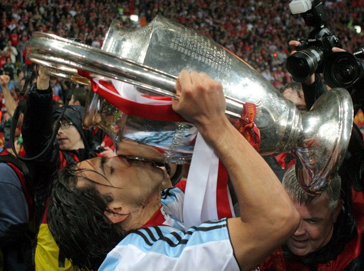 Tévez, clave en la consagración del Manchester United en 2008.(EFE)