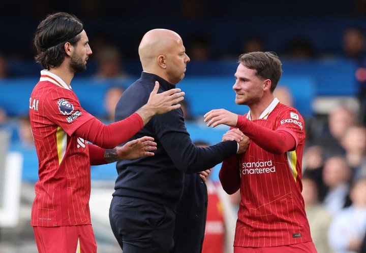 Mac Allister campeón de la Premier League (REUTER)