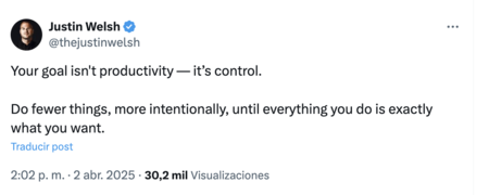 Perseguimos la productividad para ser libres y felices