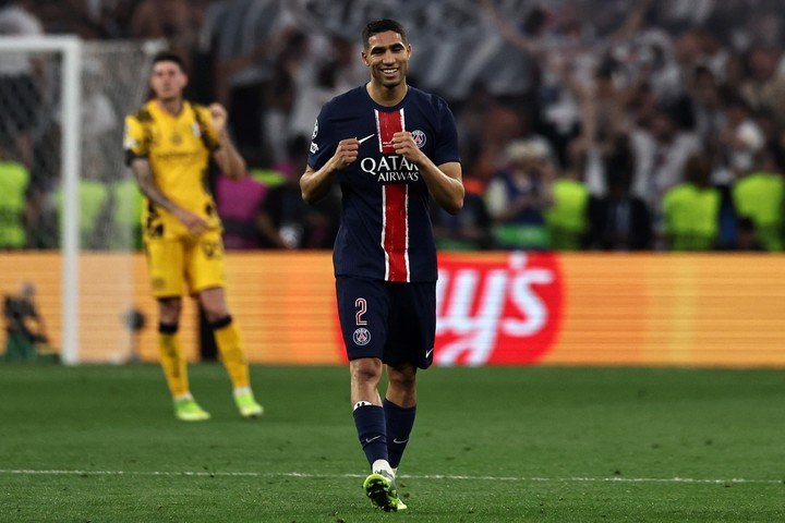 Hakimi, pieza clave del PSG (EFE/EPA/FILIP SINGER).