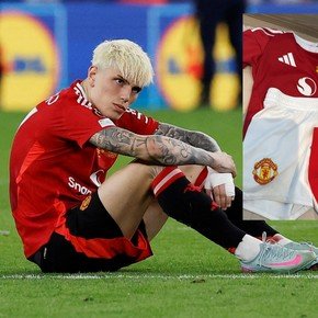 Garnacho, ni al banco pero "sigue siendo jugador del Manchester United"
