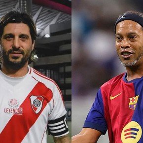 Ronaldinho jugará en el Monumental el Choque de Leyendas entre River y el Barcelona