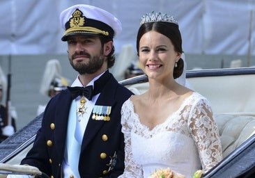 Así fue el vestido de novia de Sofía de Suecia: inspirado en el de Kate Middleton y con sello made in Spain