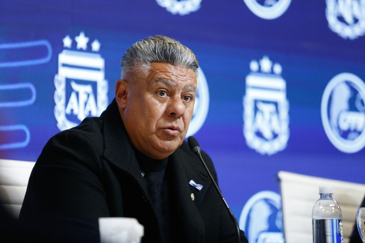 Claudio Tapia, presidente de la AFA. Foto: Francisco Loureiro 