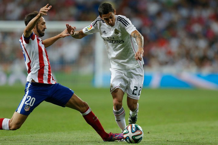 Di María tuvo un buen paso por el Real Madrid (AP Photo/Daniel Ochoa de Olza).