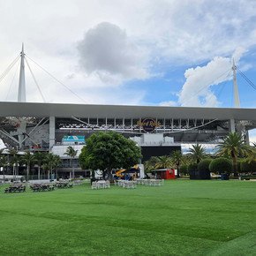 Olé en el estadio que jugará Boca en Miami: sin césped tras un show de Shakira y mucha obra sobre la hora