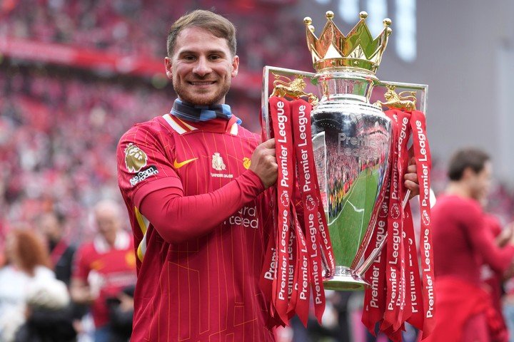 Mac Allister, el 10 del Liverpool. (Foto: AP)