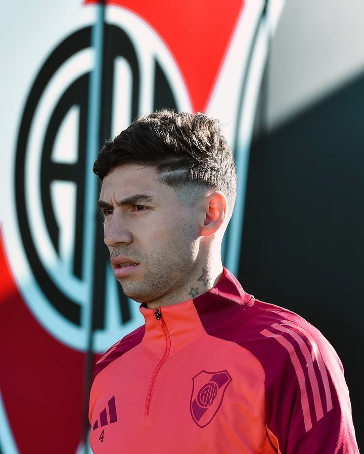 Montiel está a horas de recibir el alta de su lesión en el isquiotibial derecho (Foto Prensa River).