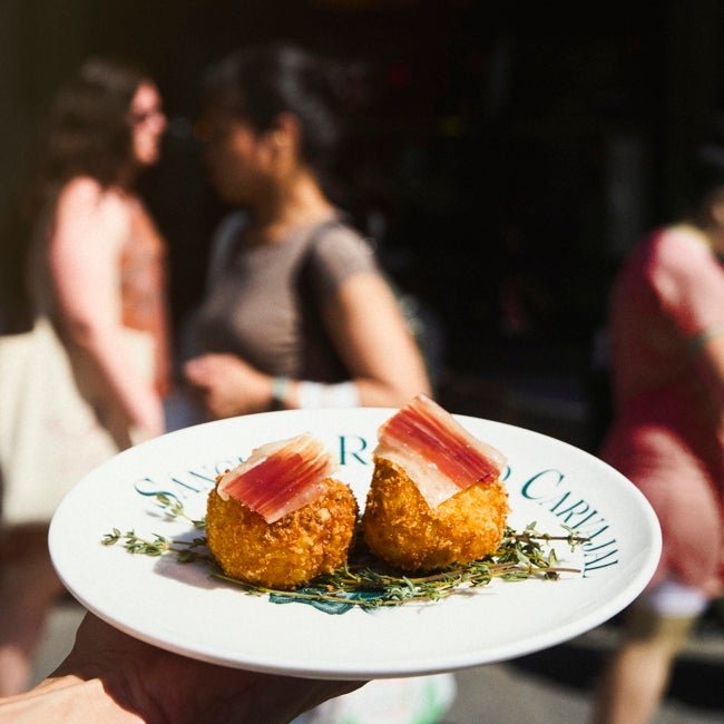Las ricas croquetas con jamón ibérico que probarás en esta ruta.
