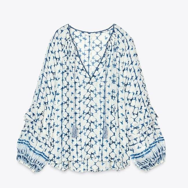 Camisa estampada de Zara (29,95 euros)