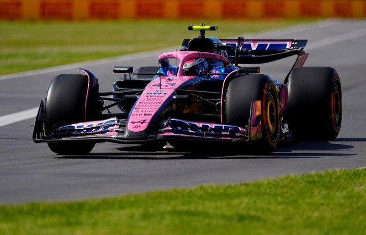 Franco Colapinto brilló en la qualy del GP de Canadá.
(REUTERS/Mathieu Belanger)