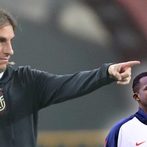 Sebastián Beccacece se rindió en elogios con Willian Pacho y Moisés Caicedo