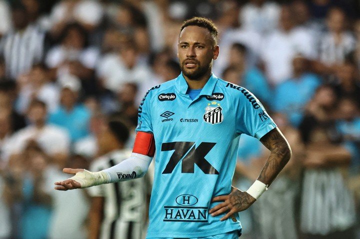 Neymar en el Santos. (Foto: Reuters)