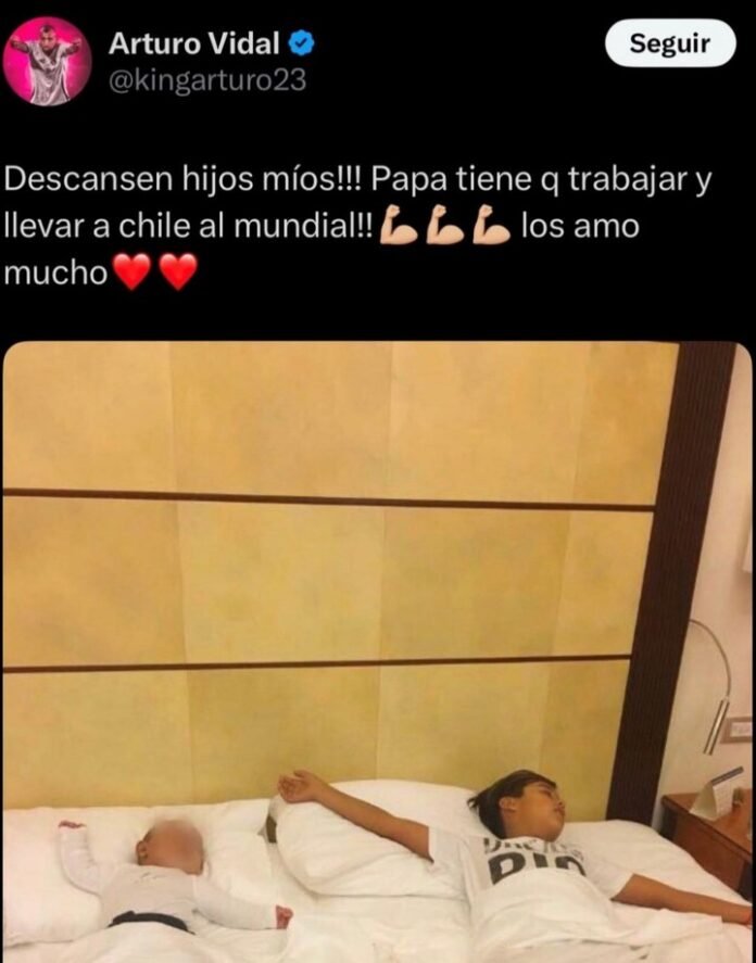 ¿Se arrepintió? Luego de siete años, Arturo Vidal eliminó de sus redes sociales su tuit del fallido Mundial 2018 para Chile