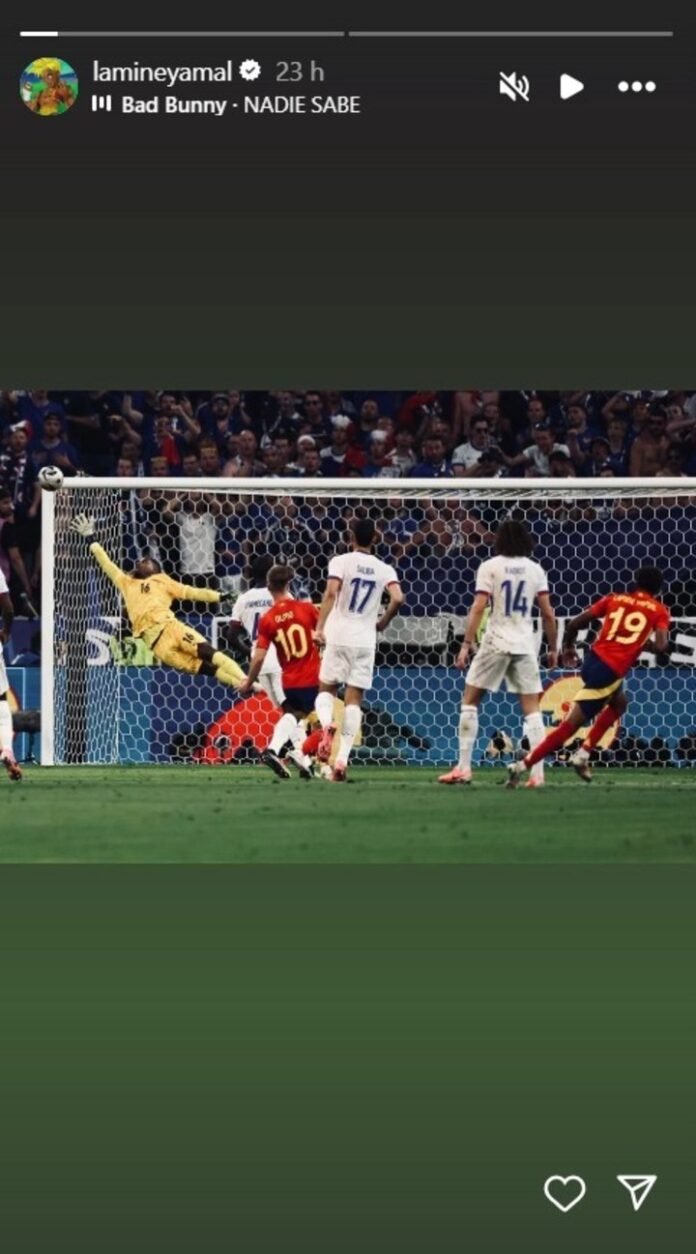 Yamal: el doblete a Francia y un festejo a lo Lamine