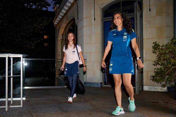 Aitana Boimatí volvió a la concentración de España.