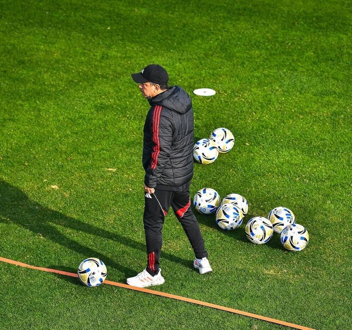 Marcelo Gallardo arma el plantel. Prensa River