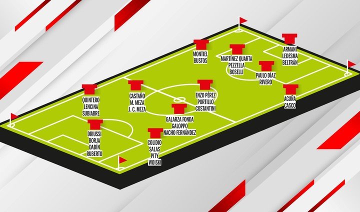 Recambio Gallardo 2025 cancha