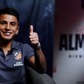 Thiago Almada: "Le voy a dar todo mi corazón al Atlético"