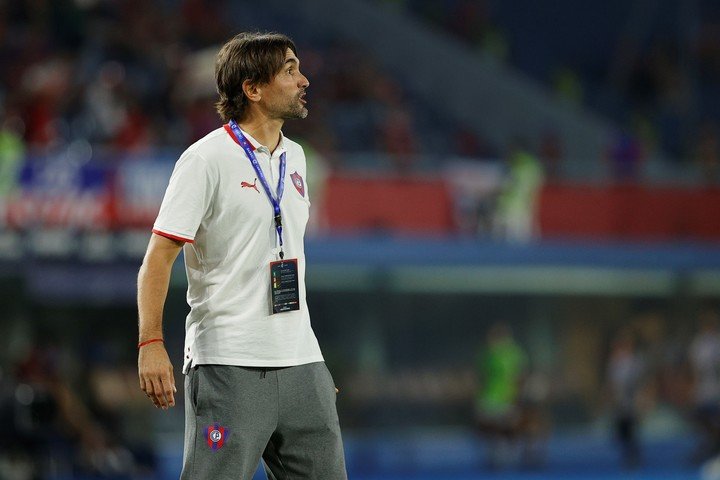 Diego Martínez en Cerro Porteño. EFE