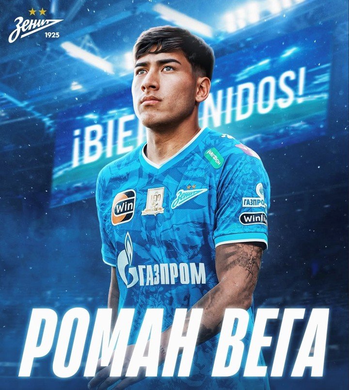 El posteo de Zenit en sus redes sociales anunciando la llegada del jugador. (@zenit_spb)